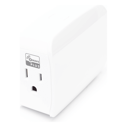 (ZWAVE) Plug-In On/off, señal inalambrica Z-WAVE para Tomacorriente convencional, compatible con HUB HC7, C8, panel L5210, L7000, Total Connect y Alarm.com