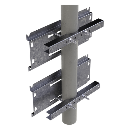 Herraje para Fijación a Pared, Torre o Poste compatible con LP-FORTE-16UR3 y LP-FORTE-24U-R3