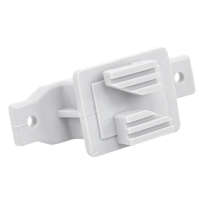 Aislador de Paso Gris Reforzado para Cercos Eléctricos / Aislamiento hasta 18 kV / Resistente a Clima Extremo / Polipropileno y Policarbonato