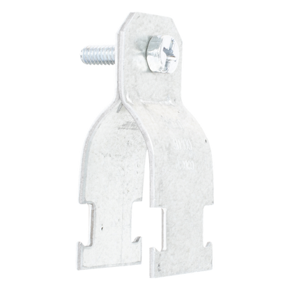 Abrazadera Unicanal para Conduit Pared Gruesa y PVC de 2" (51 mm).