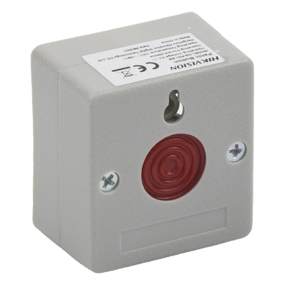 Botón de Pánico Cableado / Compatible con Cualquier Panel de Alarma / LLave de Seguridad / NA/NC / Material Retardante al Fuego (ABS)