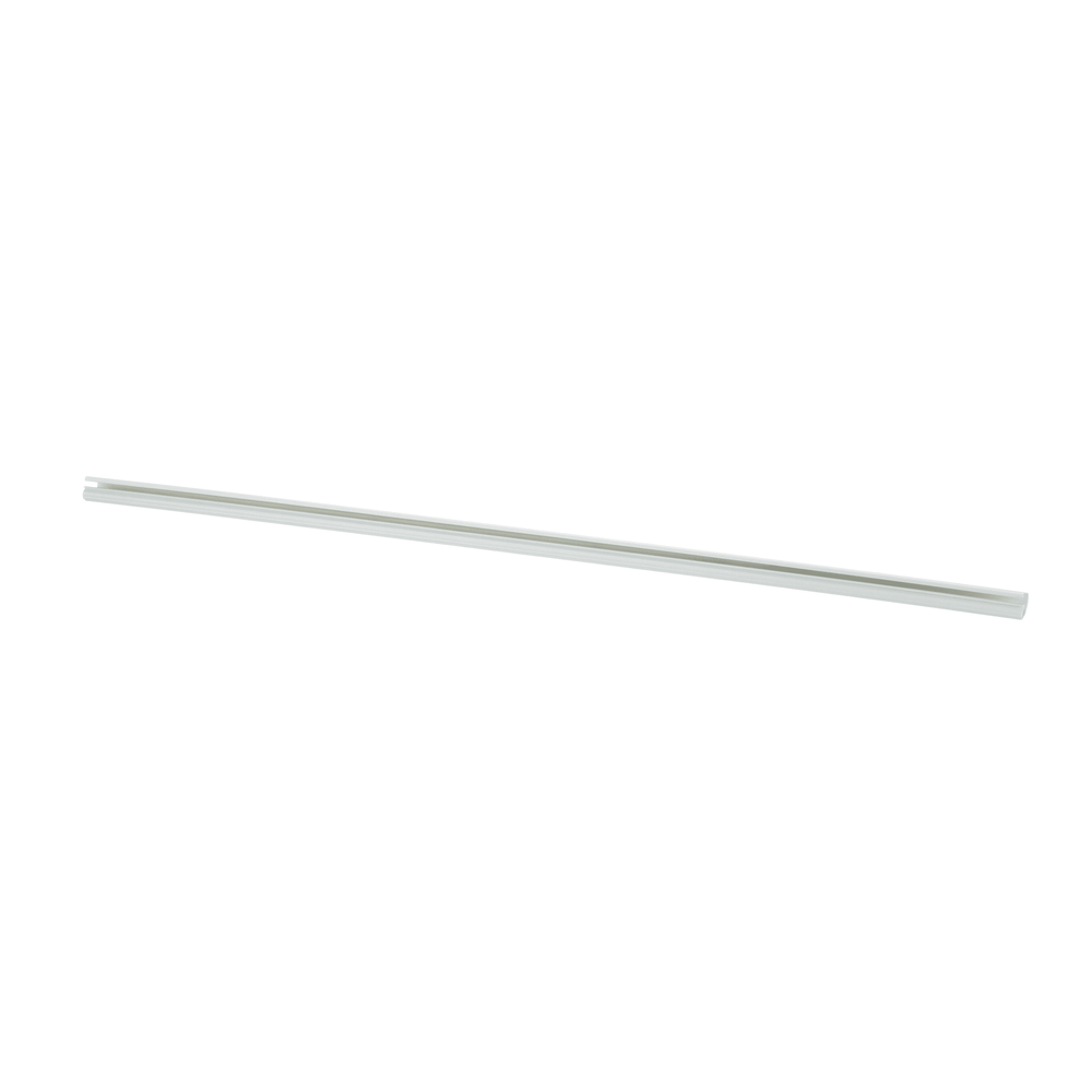 Canaleta LD3 de PVC rígido, con cinta adhesiva para instalación sin herramientas, 19.6 x 12 x 1828.8 mm, Color Blanco