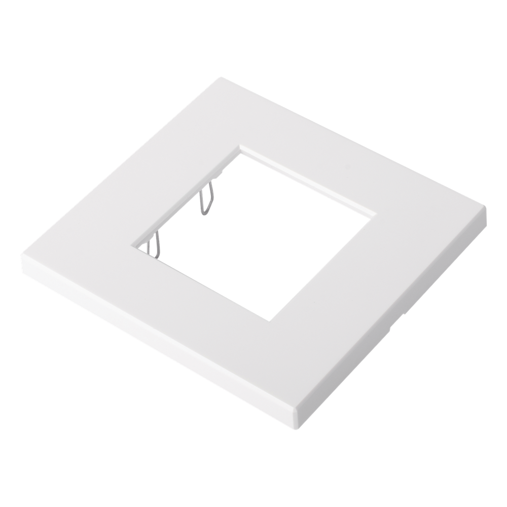 Marco Embellecedor Individual / 91 x 85 x 7 mm / Apertura 44 x 44 mm / Compatible con 10+ Módulos Helpnex / IP / PoE