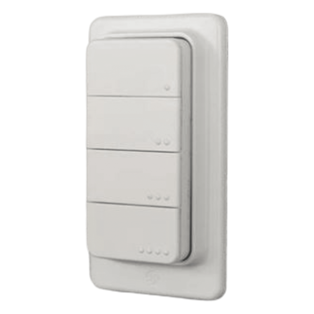 Boton inalambrico Bluetooth 4 botones para configurar escenarios.