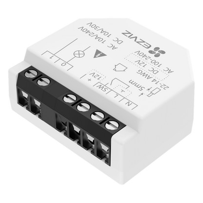 Relé Inteligente Wi-Fi, CS-T35-R100-WD, 16A 250VAC, Wi-Fi 6 y BLE, Control por App EZVIZ, Compatible con Google Assistant, Amazon Alexa y Matter, Protecciones de Temperatura y Sobrecarga