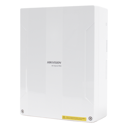 Panel de Alarma AX HYBRID PRO / Wi-Fi / 8 Zonas Cableadas Directas al Panel / 56 Zonas Expandibles: Inalámbricas o Cableadas por Medio de Módulos / Soporta Integración de Batería de Respaldo / 32 Particiones (Áreas)