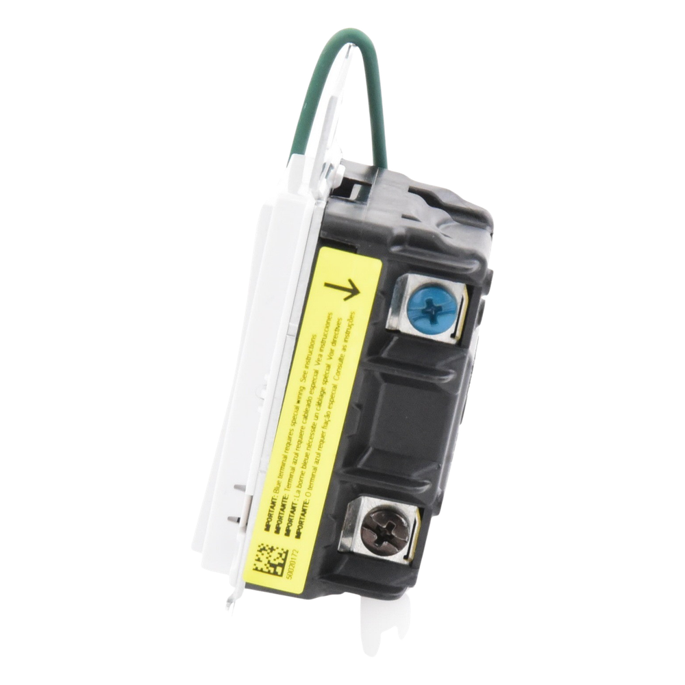 Apagador auxiliar Sunnata de pared para control de 3 vías o escalera, 120 V, compañero cableado del apagador principal del sistema RadioRA 3, color blanco brillante (White)