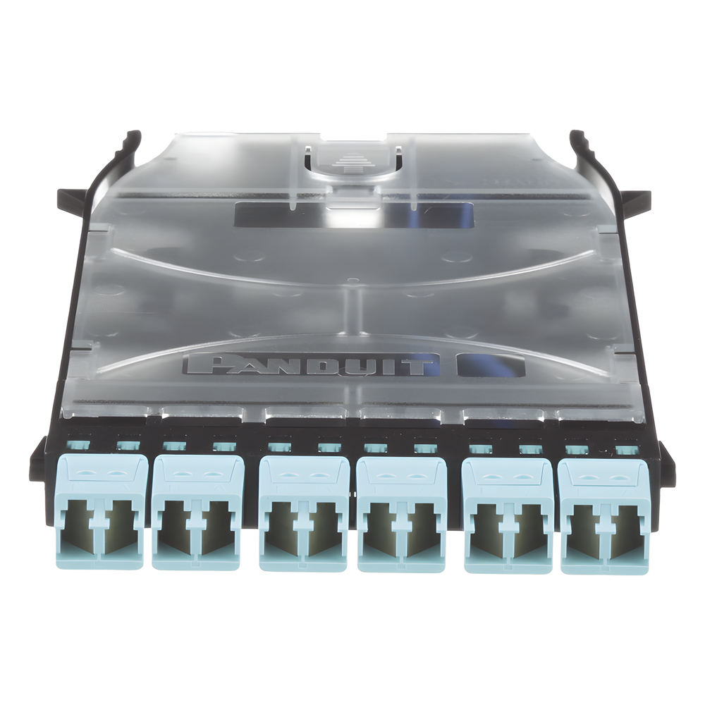 Cassette HD Flex? Con 6 Puertos LC Duplex (12 Fibras), Para Fibra Multimodo OM3, Color Azul