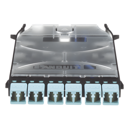 Cassette HD Flex? Con 6 Puertos LC Duplex (12 Fibras), Para Fibra Multimodo OM3, Color Azul