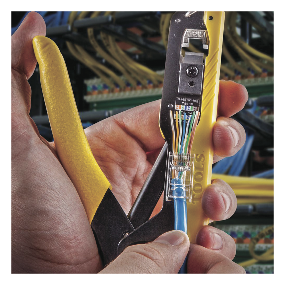 Ponchadora para Conectores Pass-Thru RJ45
