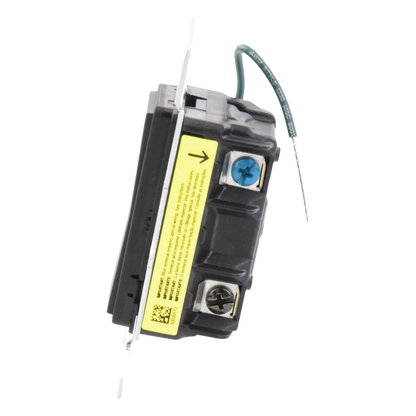 Atenuador auxiliar Sunnata de pared para control de 3 vías o escalera, 120 V, compañero cableado del atenuador principal del sistema RadioRA 3, color negro mate (Midnight)