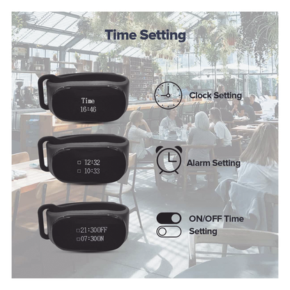 Reloj Buscador TD112 IPX7 / Resistente al Agua / Pantalla OLED / 180mAh / 48 Horas Standby / 80-100m Distancia de Recepción / Compatible con 50 Botones TD009 y T114 / 7 Idiomas / Almacenamiento de 10 Mensajes