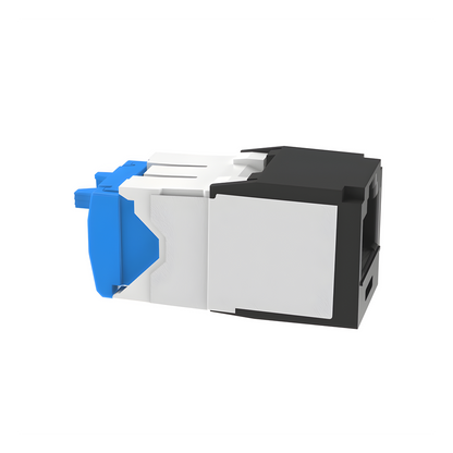 Conector Jack RJ45 Estilo TG, Mini-Com, Categoría 6A, Con Gel Resistente a la Corrosión, de 8 Posiciones y 8 Cables, Color Negro