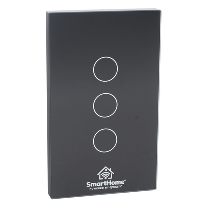 (Wifi) Apagador switch inalámbrico WIFI, control de 3 regresos de carga, 110V