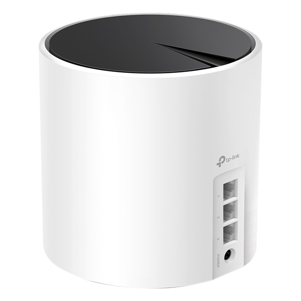 Kit 3 Routers Inalámbricos MESH Interior para Hogar / Doble Banda Wi-Fi 6 AX3000 Mbps / 3 Puerto Gigabit WAN/LAN / 2 Antenas Internas / Administración Mediante la App Deco (iOS, Android) / Protección HomeShield