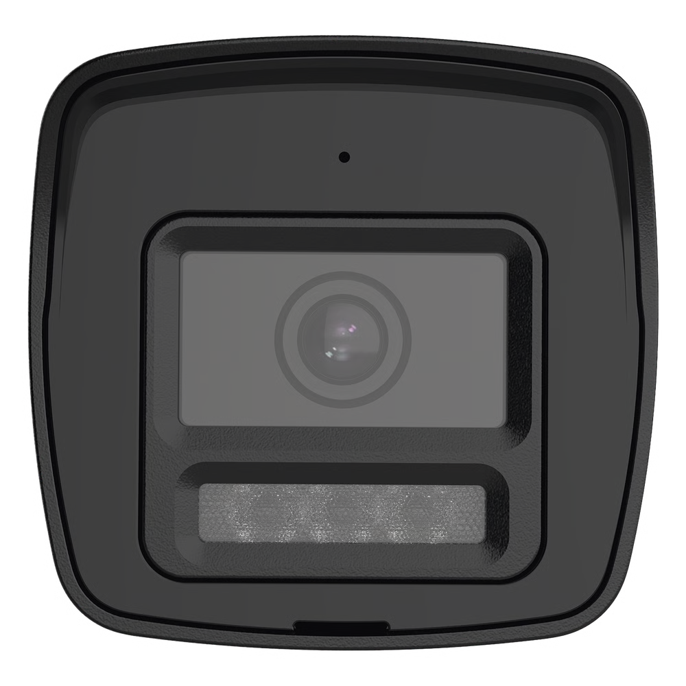 [Audio Bidireccional + Sirena & Estrobo + Dual Light + ColorVu] Bala TURBOHD 4K (8 Megapixel) / Lente 2.8 mm / 30 mts IR EXIR + 20 mts Luz Blanca / Micrófono y Bocina Integrado / Exterior IP67 / Metal / dWDR