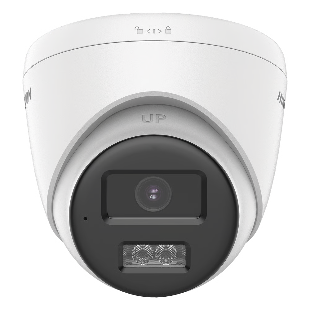 [Audio Bidireccional + Sirena & Estrobo + Dual Light + ColorVu] Turret TURBOHD 4K (8 Megapixel)  / Lente 2.8 mm / 40 mts IR EXIR + 40 mts Luz Blanca / Sirena / Micrófono y Bocina Integrado / Exterior IP67 / dWDR