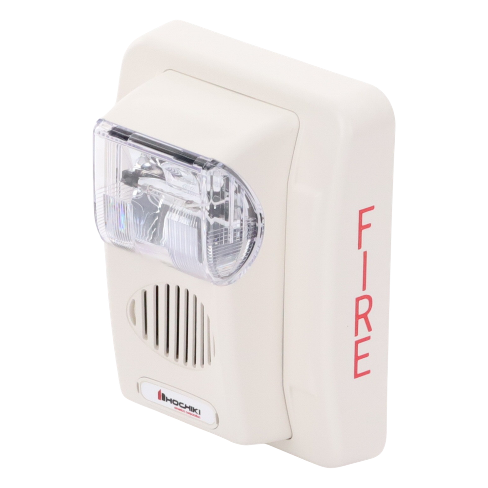 Sirena Estrobo, 24 Vcd, Multi-Candela 15 hasta 110 cd, Montaje En Pared, Color Blanco, Serie HEC3 (0500-06030)