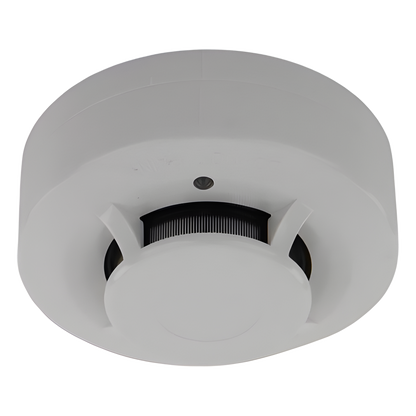 Detector de Humo Fotoeléctrico No Direccionable de 4 Hilos / DC 12 V / Algoritmos de Detección Avanzada / LED Duales 360° / Salida de Relé N/C o N/A / Montaje en Techo