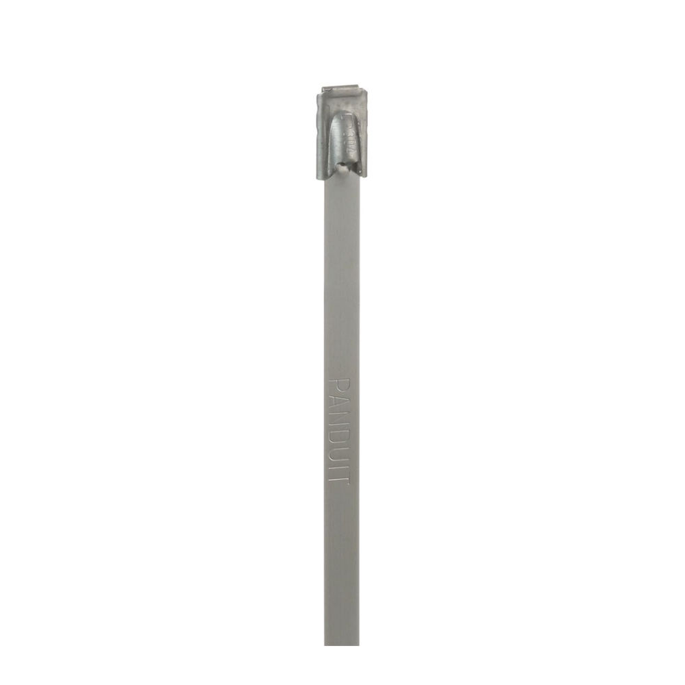Cincho PanSteel de Acero Inoxidable Tipo 304, 201mm largo x 4.6mm ancho, Color Metálico, Paquete de 100pz