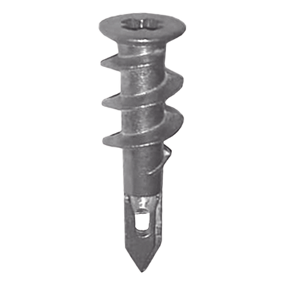 Taquete Métalico TPD Zinc con tornillo 8 x 1 1/4", Ideal para Uso con carteles publicitarios, Electrodomésticos