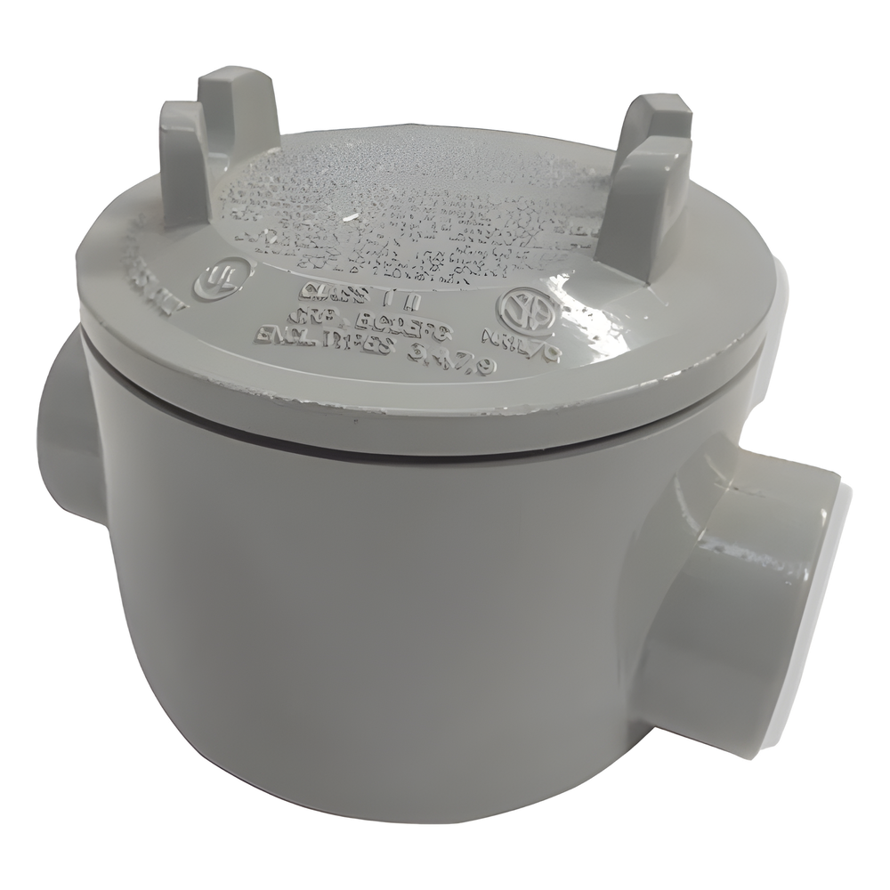 Caja con Tapa Tipo GRC de 1 1/2" (38.1 mm) / Caja a Prueba de Explosión / Para Áreas Peligrosas / Libre de Cobre.