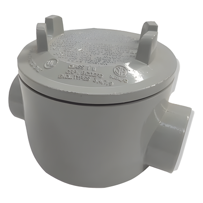 Caja con Tapa Tipo GRC de 1 1/2" (38.1 mm) / Caja a Prueba de Explosión / Para Áreas Peligrosas / Libre de Cobre.