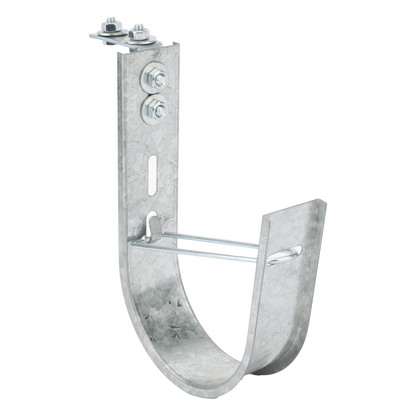 Soporte (Gancho) tipo J-Hook, hasta 115 cables Cat6, ideal para soportar cableado en los espacios de manipulación al aire, Para instalación en interior