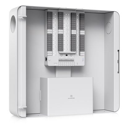 Kit Alarm Hub UniFi Protect / Integración de Alarmas Cableadas / 32 Zonas / Gestión desde UniFi Protect / PoE++ / Respaldo por Batería