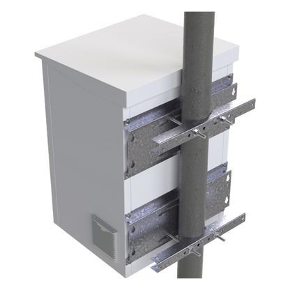 Herraje para Fijación a Pared, Torre o Poste compatible con LP-FORTE-16UR3 y LP-FORTE-24U-R3