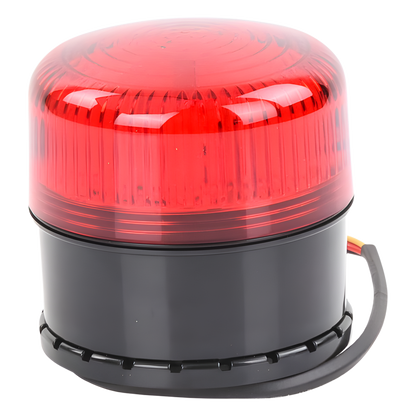 Microcontrolador SELECT-ALERT con Alarma Sirena/Estrobo para notificar Entradas/Salidas No Autorizadas y Emergencias, Color Rojo