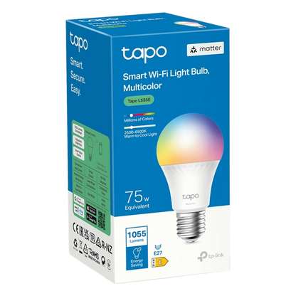 Foco Smart Wi-Fi Light Multicolor / 1100 Lúmenes (brillo máximo) / 16 Millones de Colores / Temperatura de Color 2500-6500K / Matter Compatible / 9.5W