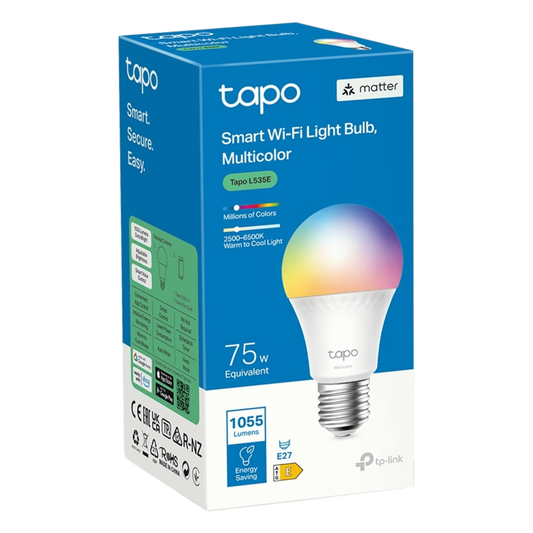 Foco Smart Wi-Fi Light Multicolor / 1100 Lúmenes (brillo máximo) / 16 Millones de Colores / Temperatura de Color 2500-6500K / Matter Compatible / 9.5W