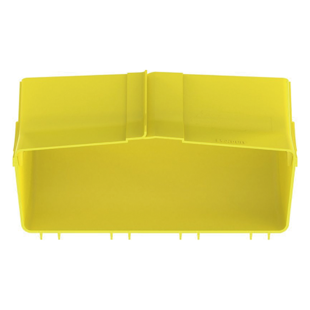 Bajada Vertical Interior de 45º con Tapa, Para uso con Canaletas 12X4 FiberRunner™, Color Amarillo