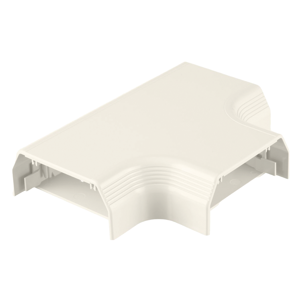 Accesorio en "T", para uso con canaleta T70, Material PVC Rígido, Color Blanco