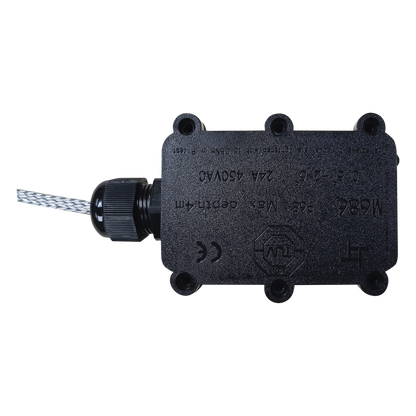 Accesorio Fin de Linea para Cable IRONCLAD/MICALERT / Resistencia 1 M Ohm / Carcasa IP66 para Exterior / Terminacion de Linea Sensor Perimetral / RBTEC MCTR