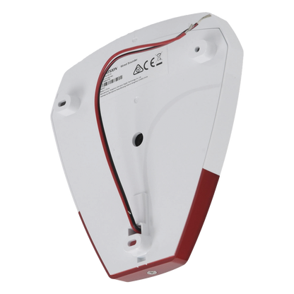 Sirena Estrobo Cableada Hikvision DS-PS1-R / 105 dB / LED Rojo / IP54 / 12V CC / Compatible con Paneles de Alarma