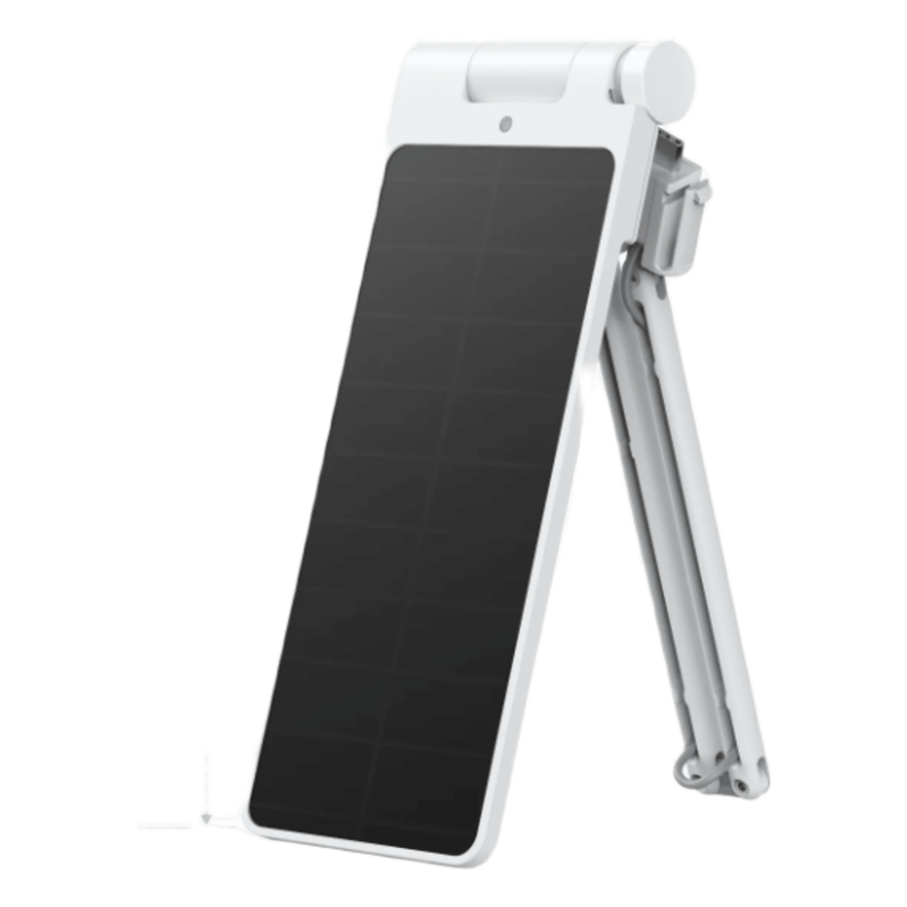 Panel Solar SwitchBot / 5V 0.3A / ABS UV-Resistente / Sensor de Luz / USB Tipo-C / Exterior -20°C a 60°C / Compatible Cortinas 3 Gen