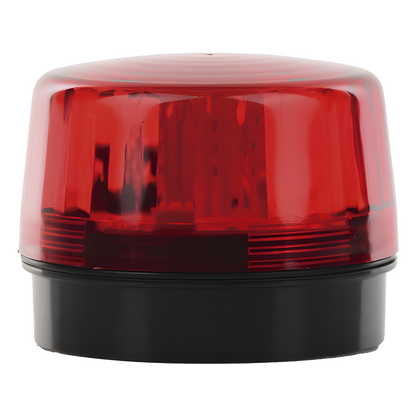 Luz Estroboscópica LED (55) / Patrones de Parpadeo Ajustables / 8 Patrones / Batería de Respaldo / 12-24 Vcc/Vca / Resistente al Clima IP66/IP55