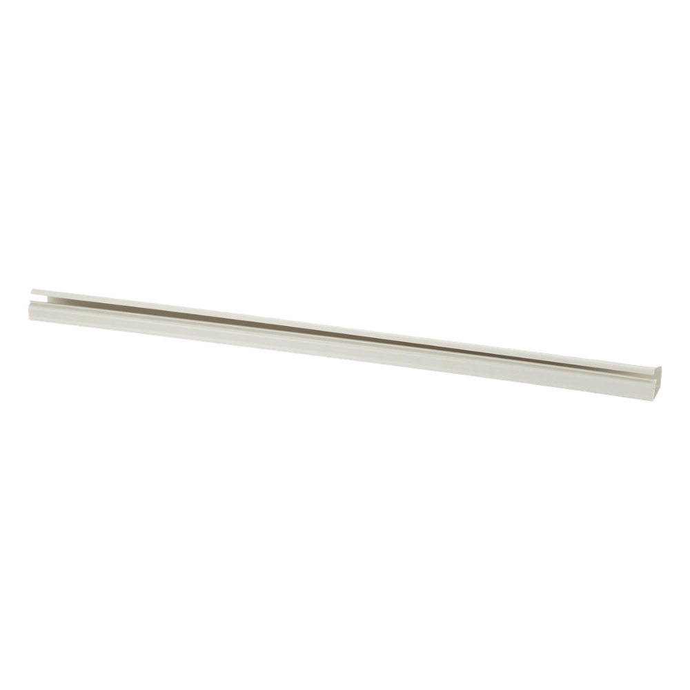 Canaleta LD10 de PVC rígido, con cinta adhesiva para instalación sin herramientas, de 38.4 x 24 x 3048 mm, Color Blanco Mate
