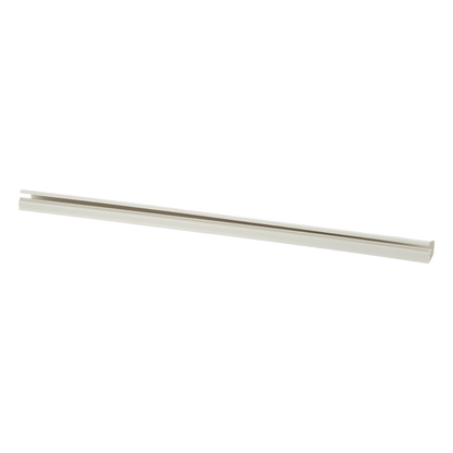 Canaleta LD10 de PVC rígido, con cinta adhesiva para instalación sin herramientas, de 38.4 x 24 x 3048 mm, Color Blanco Mate