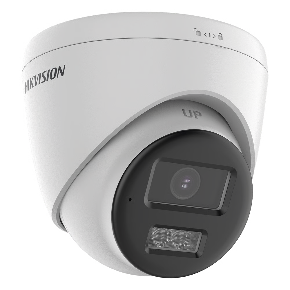 [Audio Bidireccional + Sirena & Estrobo + Dual Light + ColorVu] Turret TURBOHD 4K (8 Megapixel)  / Lente 2.8 mm / 40 mts IR EXIR + 40 mts Luz Blanca / Sirena / Micrófono y Bocina Integrado / Exterior IP67 / dWDR