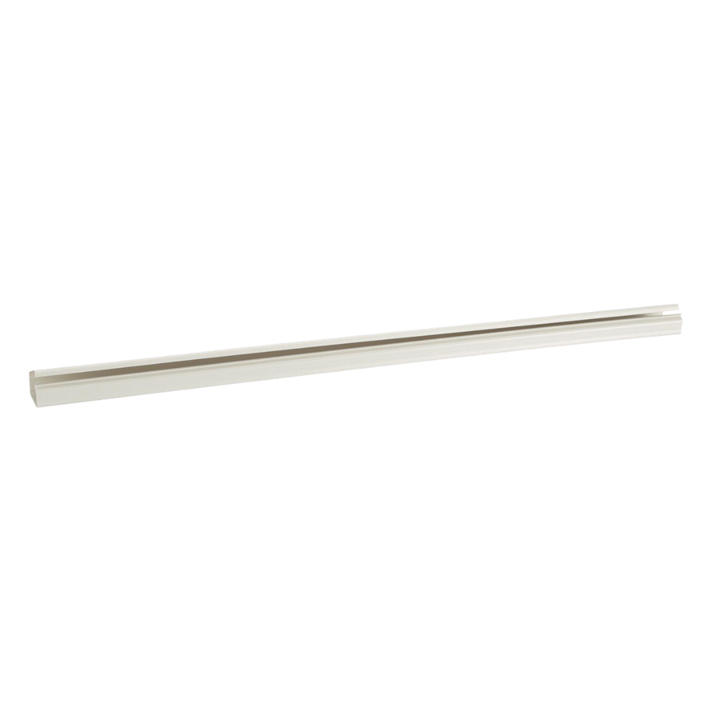 Canaleta LD10 de PVC rígido, con cinta adhesiva para instalación sin herramientas, de 38.4 x 24 x 3048 mm, Color Blanco Mate