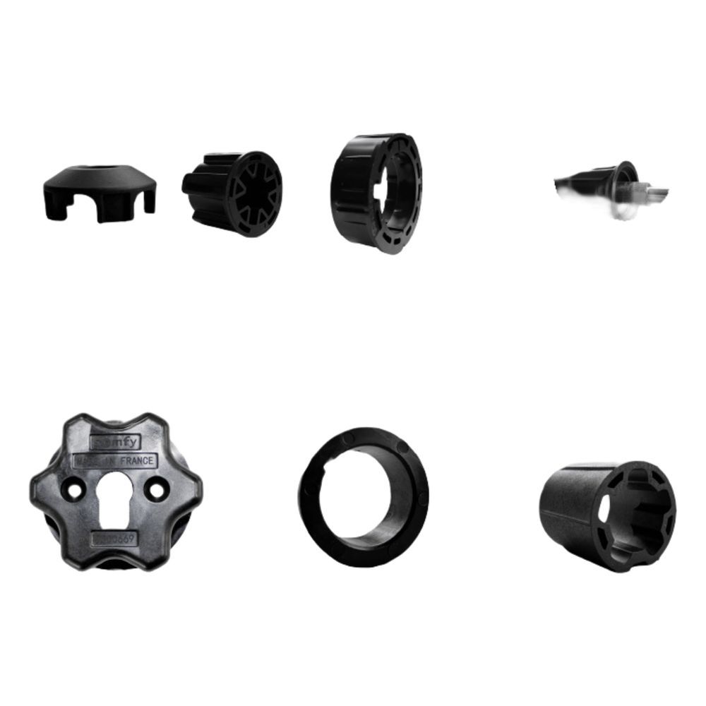 Kit de Motor  de 4 mm RTS para Persiana de Eje de 50mm/ Max 3x4 mts/ Alimentación a 120 VCA