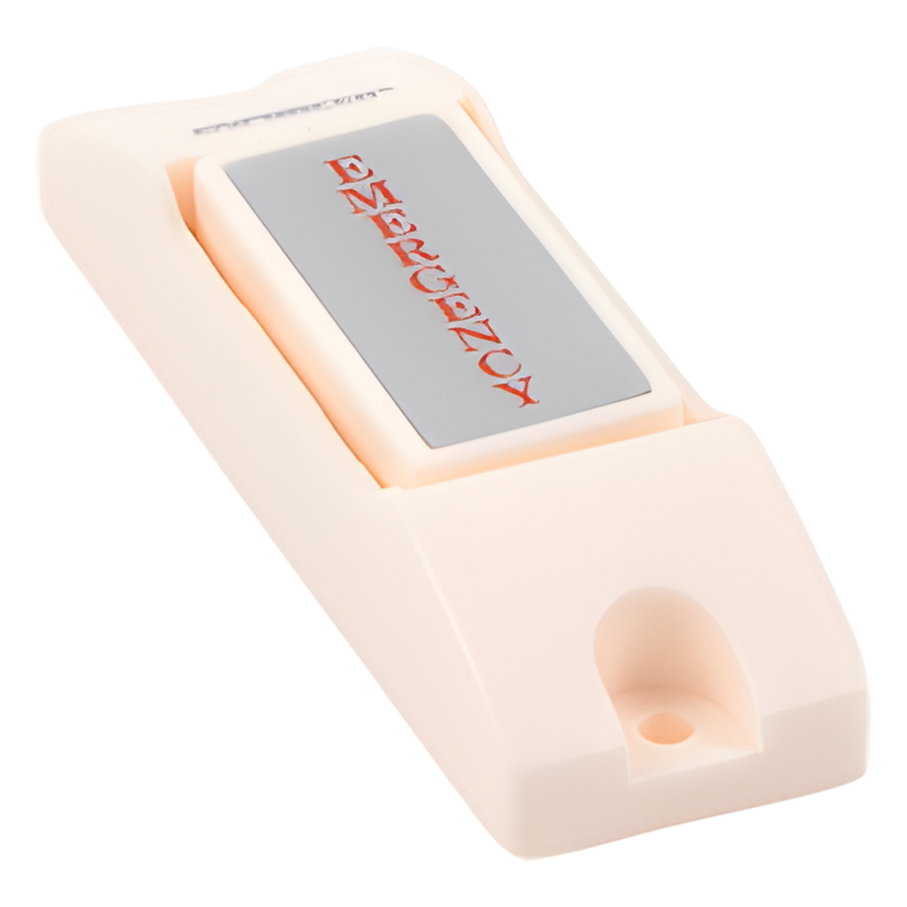 Botón de Emergencia / Botón de Pánico /  Ideal como botón de pánico / Montaje de Superficie / Relevador NC/NO Momentáneo /  Uso con Sirenas y Estrobos / Ideal para Control de Acceso