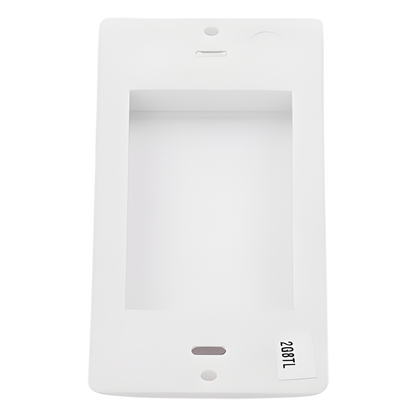 Inserto ciego estilo Designer para cubrir espacios sin usar en placas de pared Lutron Claro y Satin Colors, instalación a presión sin tornillos, color blanco brillante