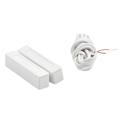 Contacto magnético direccionable V-Plex para montaje en superficie, sellado contra humedad, color blanco