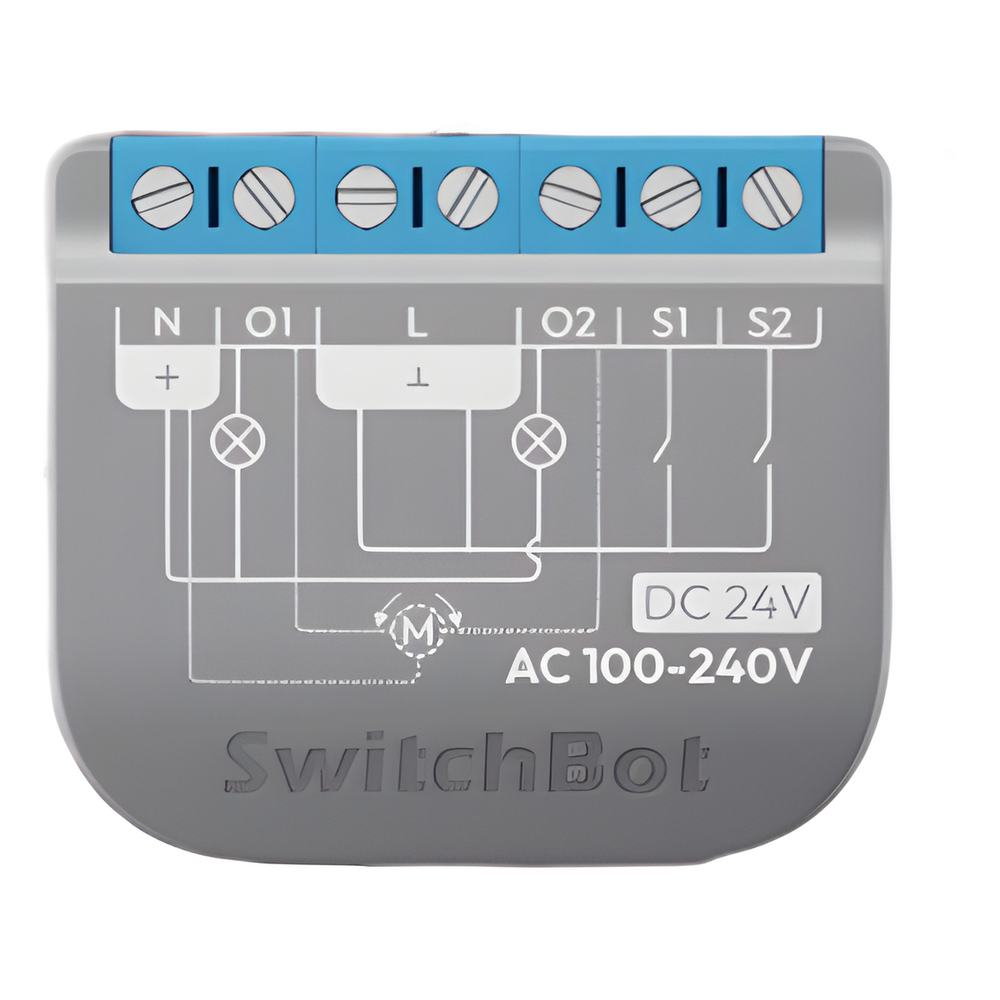 Relay Switch Inteligente 2 Canales / WiFi + BLE / Medición Consumo / 10A por Canal / Protección Sobrecarga / Compatible Matter / 42 x 36 x 16 mm (1.7 x 1.4 x 0.6 in)
