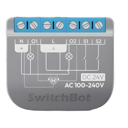 Relay Switch Inteligente 2 Canales / WiFi + BLE / Medición Consumo / 10A por Canal / Protección Sobrecarga / Compatible Matter / 42 x 36 x 16 mm (1.7 x 1.4 x 0.6 in)