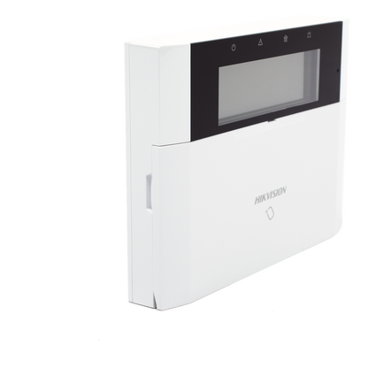 (AX HYBRID PRO) Teclado Compatible con el Panel Hybrid Pro Hikvision DS-PHA64-LP y DS-PHA64-LP(B) / Pantalla LCD / 2 zonas cableadas / 1 salida de alarma / 64 Llaveros
